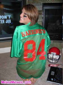 Melissa Midwest Football Tease